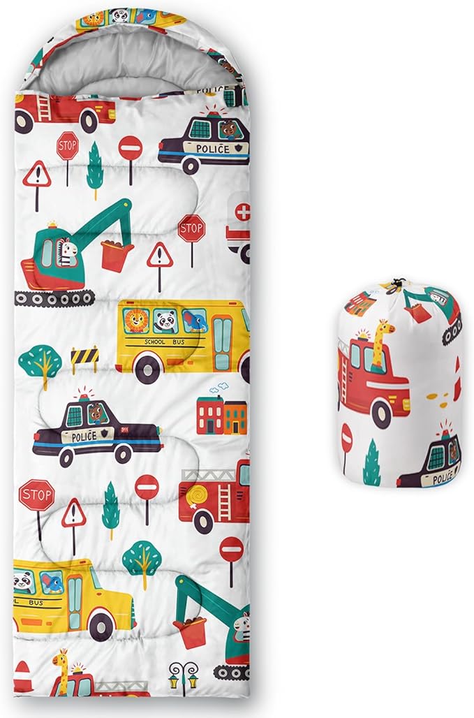 Sleeping Bags for Adults Kids,Backpacking Camping Sleeping Bag for Girls Boys Lightweight Waterproof Cold/Warm Weather Sleeping Bag for All Season