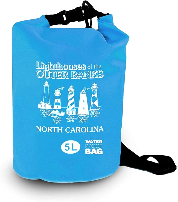 Nupouch Waterproof Dry Bag: 2L/5L/10L/20L Roll Top Lightweight Dry Storage Bag, Backpack for Travel, Swimming, Boating, Kayaking, Camping, or Beach