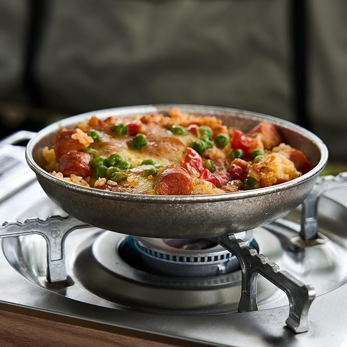 SILVERANT Titanium Camping Bowls, Titanium Plate Ultra Thick & Durable Tableware Single Wall Cookware Mess Kit with Carry Mesh Bag for Outdoor Backpacking Hiking - Crystallized