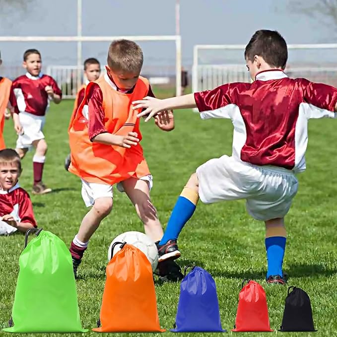 iMucci Upgrade Waterproof Drawstring Bag Sack Nylon Bag Ditty Bag for Gym Traveling, Hiking, Yoga, Shopping