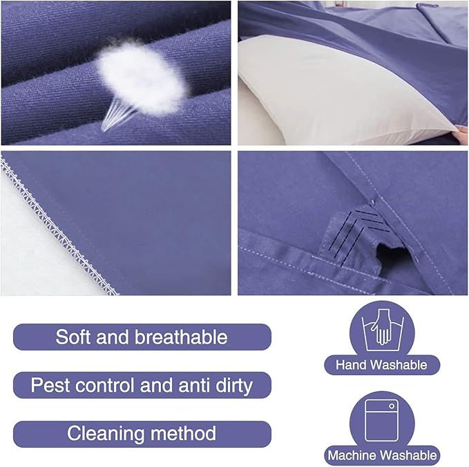 Sleeping Bag Liner Camping Travel Home Bed Sheet Lightweight Breathable Hotel Compact Sacks