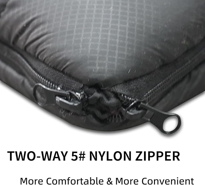 Mountainlodge Polycotton Sleeping Bag for Adult,Cold&Warm Weather Large with Compression Sack and Water Resistant for Family Camping,Travel and Car Camping