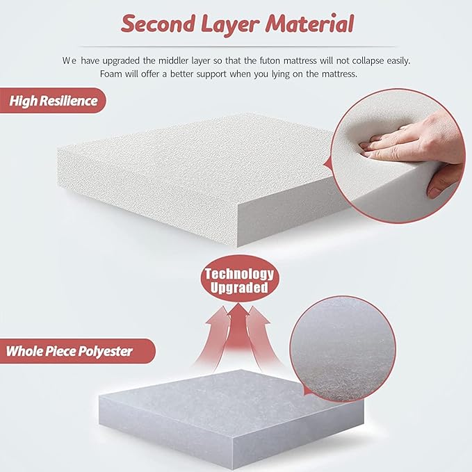 MAXYOYO Bohemian Retro Floor Mattress Vintage Floral Japanese Futon Mattress Roll Up Thicken Sleeping Bed Portable Camping Mattress Floor Lounger Couch Bed Mattress Pad Queen