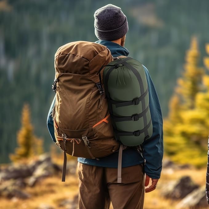 Compression Sack for Sleeping Bag Store Ultralight Sleeping Bag Compression Stuff Sack 15l 25l Space Saving Gear for Travel Camping Hiking Outdoor