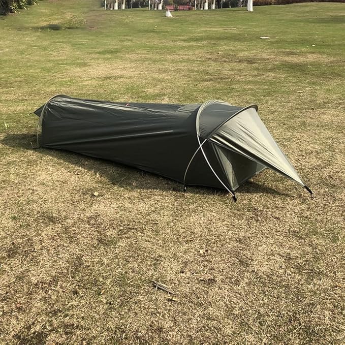 Single Person Tent, Ultralight Backpacking Tent, Waterproof Hiking Tent for Camping, 1 Person Lightweight Camping Tent