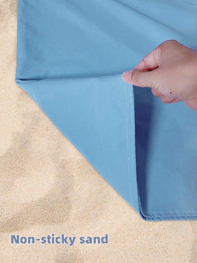 PISIQI Surf Poncho Changing Robe with Hood Absorbent Quick Dry Microfiber Wetsuit Zipper Towel for Beach Surfing Men Women