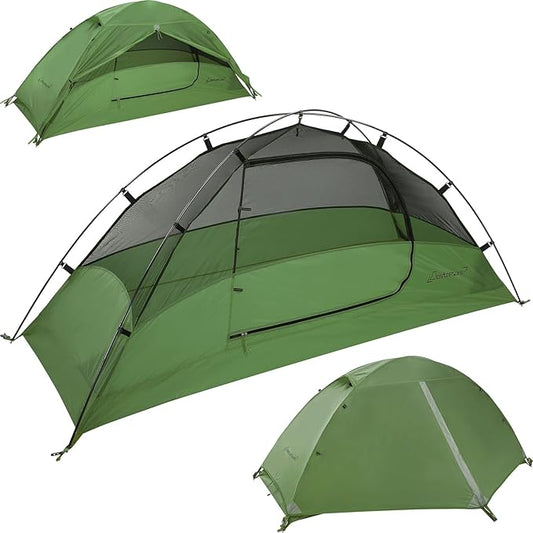 Clostnature Lightweight Tent for Backpacking - 1/2/3/4 Person Ultralight Backpacking Tent, Waterproof Easy Setup Camping Tent, Hiking Tent for Outdoor, Hiking and Mountaineering
