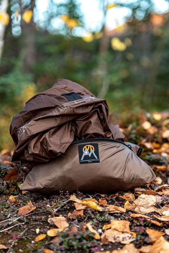 VIAM Outdoors | Granite Peak Ultralight Waterproo Tarp | 1.1oz | Coyote Brown