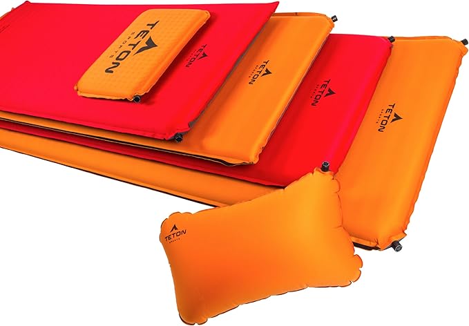 TETON Sports Camping Seat Cushion; Stadium Seat; Office Chair; Car Pad; Inflatable