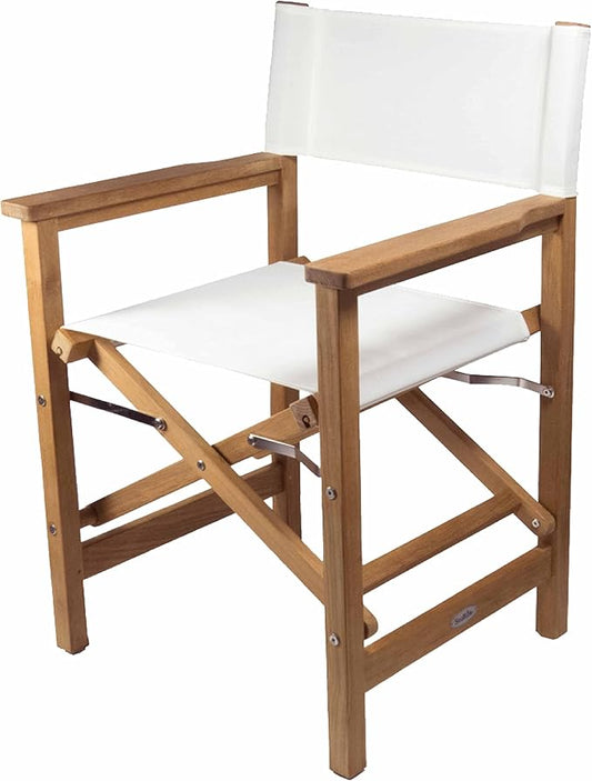 SeaTeak Director's Chair | with DURASLING Fabric Seat Cover | Foldable Director’s Chair