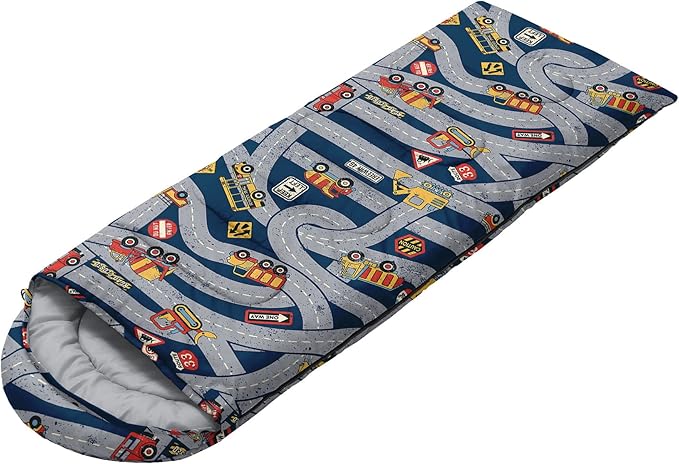 Kids Sleeping Bag for Boys and Girls,Monster Alien Print-Lightweight Warm Portable Outdoor Indoor-Waterproof Cold Weather Resistant Sleeping Bag for Camping Hiking