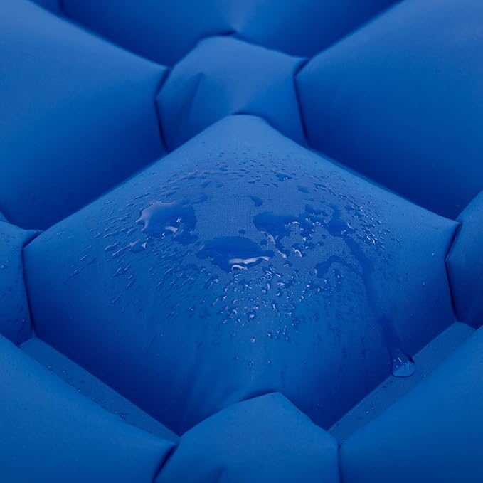 Waterproof Sleeping Pad for Camping/Backpacking/Hiking/Traveling Inflatable Sleeping Mat Ultralight Air Mattress Single Tent/Person Blue