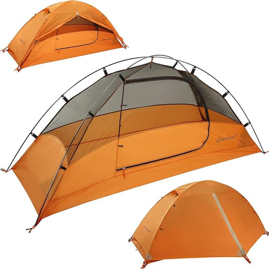 Clostnature Lightweight Tent for Backpacking - 1/2/3/4 Person Ultralight Backpacking Tent, Waterproof Easy Setup Camping Tent, Hiking Tent for Outdoor, Hiking and Mountaineering