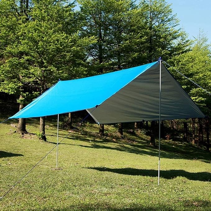 SAN LIKE Tent Poles for Tarp - 90 in Set of 4, Telescoping Canopy Poles for Rooftop Tents, Camping & Trekking, Awning