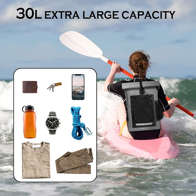 Waterproof Backpack Kayak Dry Bag Backpack Waterproof 30L