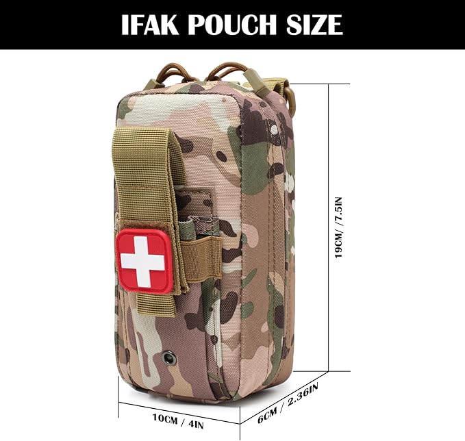 ifak Pouch Small Molle First aid Bag Empty Trauma Medical Bag Tactical Belt Pouch