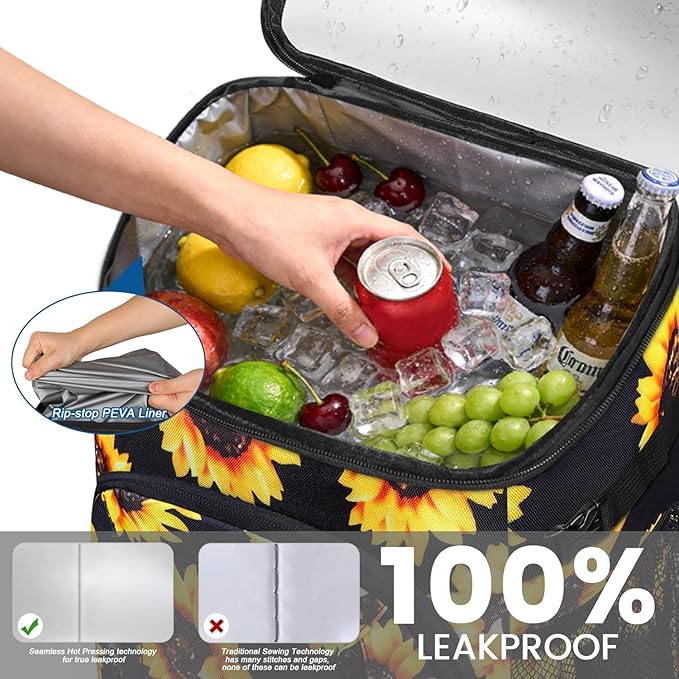 Capolo Cooler Backpack for Men Women Insulated Backpack Cooler Leak Proof Thermal Bag Beverage Soft Cooler Bag Lunch Backpack for Camping 30/45 Cans