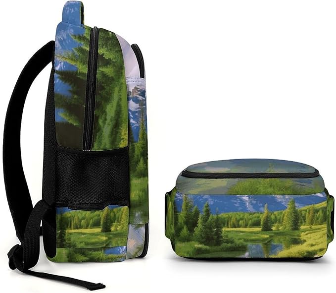 MUSM National Park Backpack Anti Theft Laptop Backpacks Large Classical Travel Backpack Computer Bag Lightweight Hiking Back Pack Water Resistant Daypack Gift for Men & Women