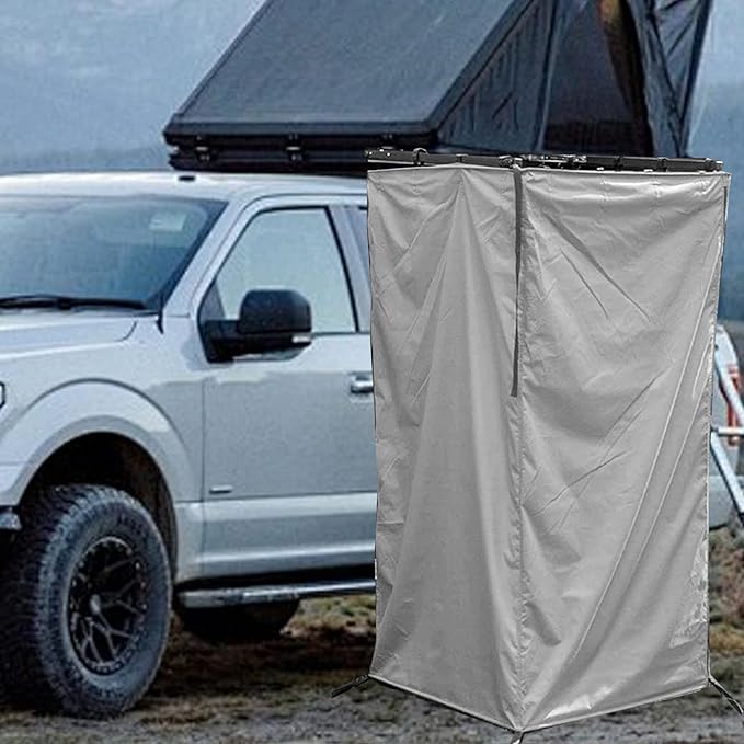 Vehicle Side Shower Tent Changing Dressing Room Hiking Outdoor Shower Room Toilet Stall for Long Road Trips Restroom SUV Van