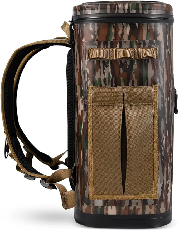 Yukon Outfitters Hatchie Backpack Cooler, 54-Liter Durable Insulated Cargo-Ready Outdoor Hiking Watersports Meals & Beverages Daypack Cooler w/Airtight Zippers, Padded Straps & Carry Handle
