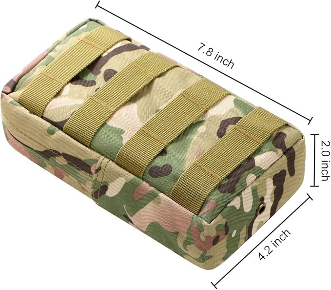 Gogoku 4-Pack Molle Pouch Tactical Molle Pouches Compact Utility EDC Waist Bag Pack