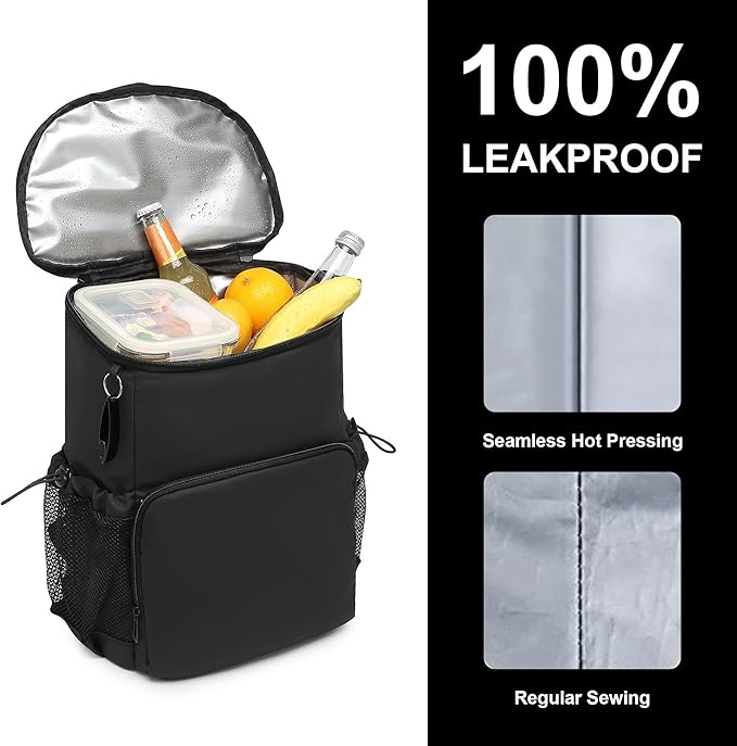 Backpack Cooler for Men and Women Insulated Waterproof Soft Lightweight Cooler Bag Leakproof 30 Cans Travel Camping Picnic Beach