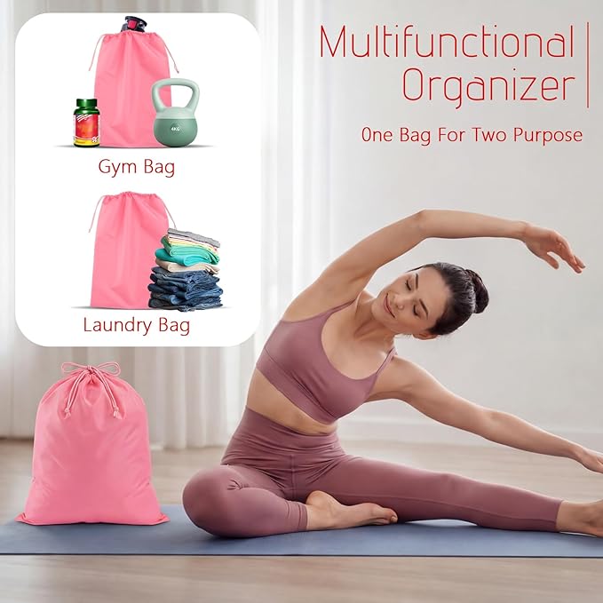 9 Pcs Packing Cubes Set for Travel with Waterproof Clothing Cubes Toiletry Shoe Laundry Jewelry Bag for Women Men(Light Pink)