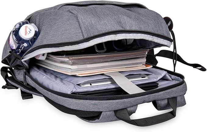 Rocktraveler RTL17GR Leisure Anti-theft Backpack Lap Top Bag, Grey