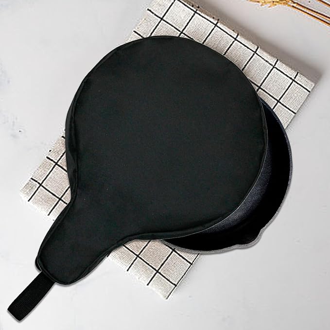 EATAKWARD Cast Iron Camping Skillet Bag for 8'' 10'' 12'' Skillets, Durable Skillet Pan Storage Bag Water Resistant Frying Pan Bag with Hanging Loop, Lightweight Skillet Bag for Camping Outdoors,2 pcs