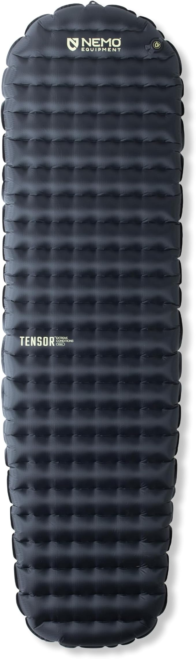 Nemo Equipment Tensor Extreme Conditions Sleeping Pad - Regular Mummy (72" x 20) - Black/Birch Bud/Citron