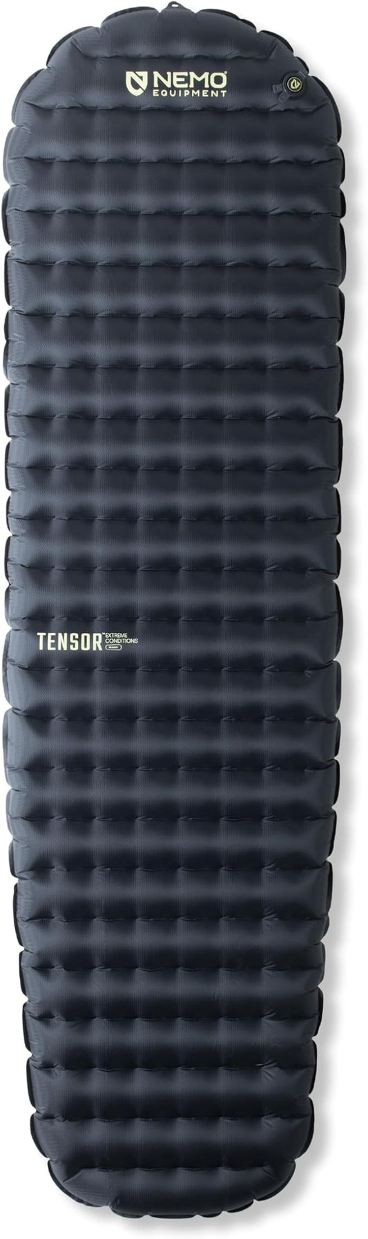 Nemo Equipment Tensor Extreme Conditions Sleeping Pad - Regular Mummy (72" x 20) - Black/Birch Bud/Citron