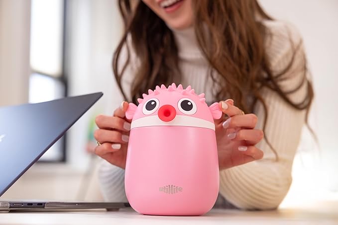 Zoofiesta Insulated Stainless Steel Food Container 20.2oz – Leakproof & Portable –Keeps Food Hot 12hours Cold for 24Hours – Perfect for Kids, School, Work & Travel (Pufferfish)