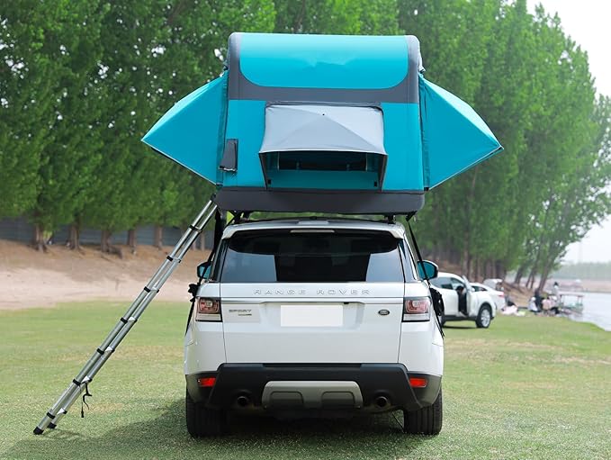 Waterproof Portable Inflatable Car Roof Top Tent Camping Tent with Skylight for Family Outdoor Camping Fishing