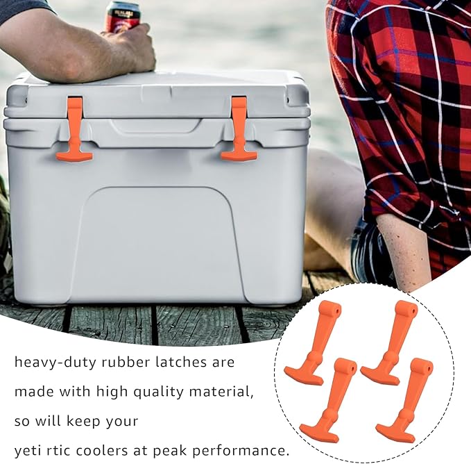 4 Pack Heavy Duty Cooler Latches,Compatible with YETI Tundra Replacement Latches