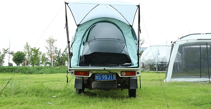 Truck Bed Camping Tent, Portable Pop - Up Tent for Pickup Trucks, Waterproof & Spacious for Outdoor Adventures