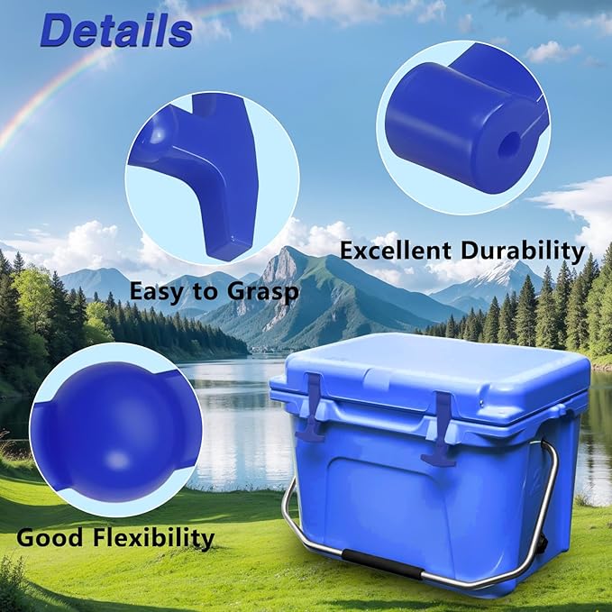 2 Pack Lid Latches Replacements Hard Cooler Handle Grips