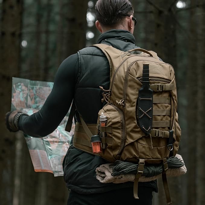 Mardingtop 28L Tactical Backpacks Molle Hiking daypacks for Camping Hiking Military Traveling Motorcycle