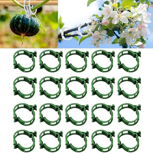 50 PCS Plant Support Clips, Garden Plant Stakes for Indoor Outdoor Plants, Climbing Plant Support Structures Moss Pole Monstera Plant Holder Sticks Support Tall Potted Plants (50 PCS)