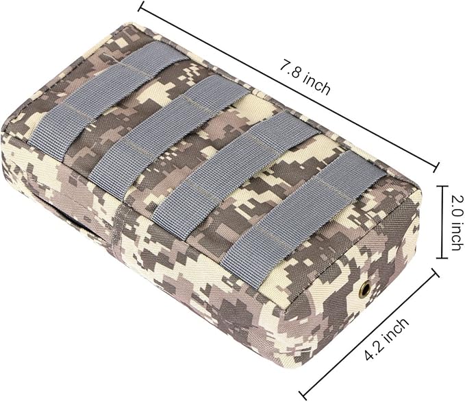 Gogoku 4-Pack Molle Pouch Tactical Molle Pouches Compact Utility EDC Waist Bag Pack