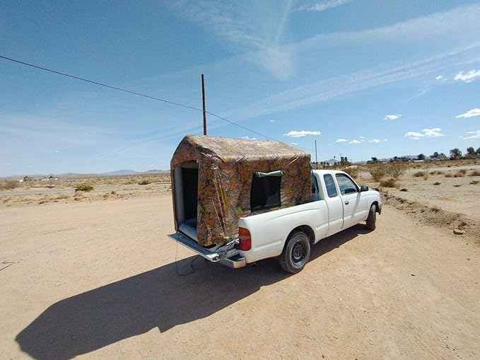 AIR Tight Waterproof Inflatable Camping Truck Bed Tent W/Pump