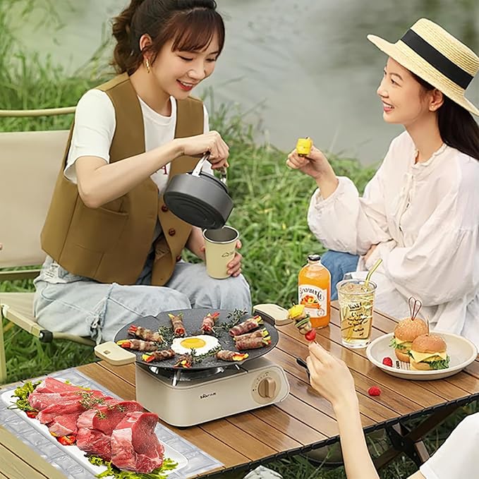 Freeze Solid Yet Flexible! 2 PCS Segmented Cooler Mats - No Leak Gel Ice Sheets, Foldable for Any Cooler or Bag, Keep Food Dry for Beach, BBQ, Boating, Parties