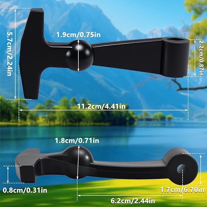 2 Pack Lid Latches Replacements Hard Cooler Handle Grips