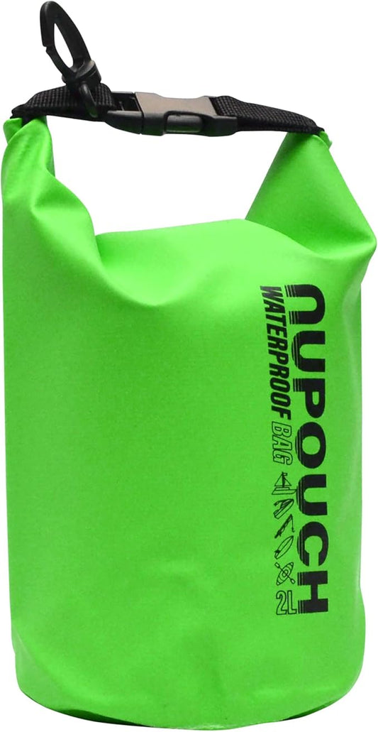 Nupouch Waterproof Dry Bag: 2L/5L/10L/20L Roll Top Lightweight Dry Storage Bag, Backpack for Travel, Swimming, Boating, Kayaking, Camping, or Beach