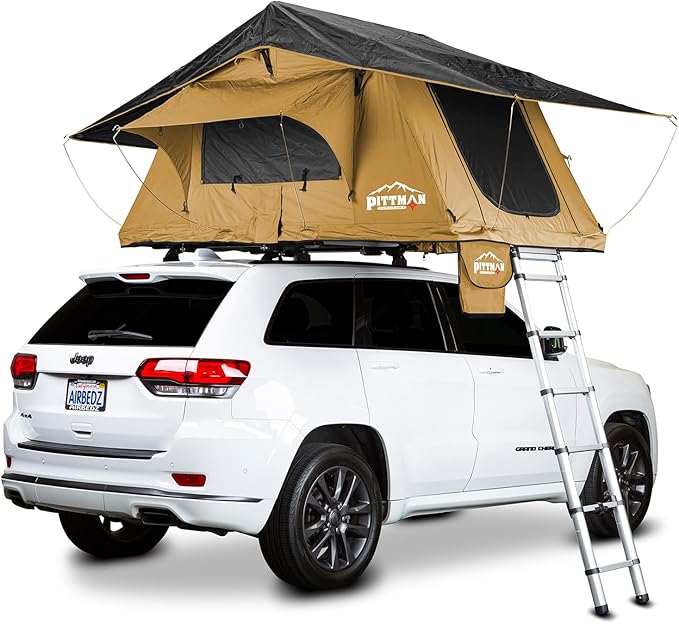 Pittman - Truck Roof Top Tent - Softshell - TNT1.9 Desert Brown/Black