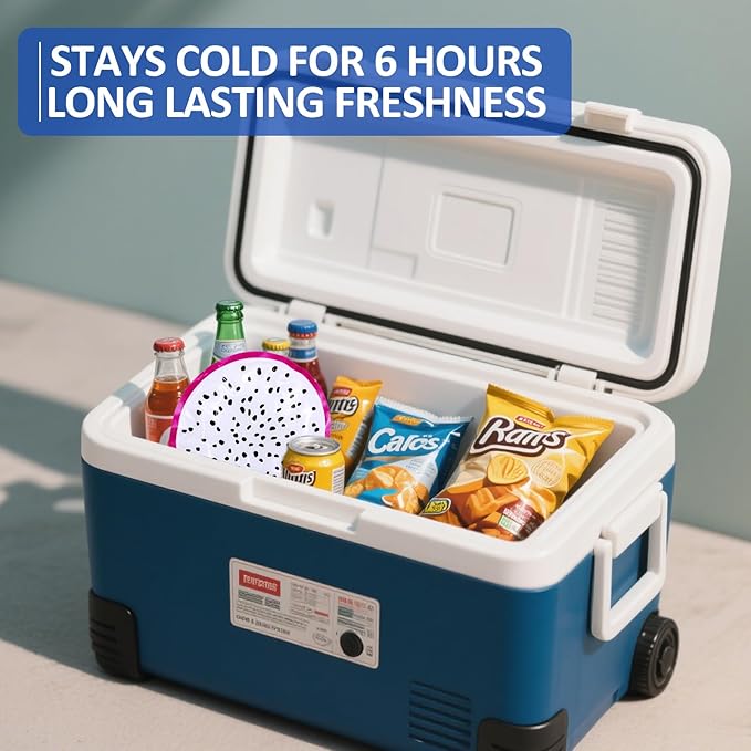 Reusable Insulated Lunch Ice Packs for Food Storage, Cooling, Meal Prep