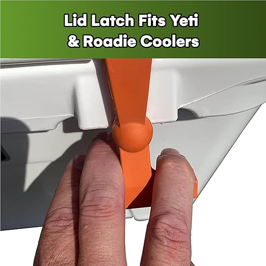 BEAST COOLER ACCESSORIES 2-Pack Cooler Latches Compatible with Yeti Coolers and RTIC Coolers - Durable Black Rubber Cooler Accessories Replacement - 5.5 x 2.5 Inches Handle Grips - Easy DIY Install