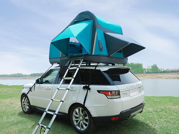 Waterproof Portable Inflatable Car Roof Top Tent Camping Tent with Skylight for Family Outdoor Camping Fishing