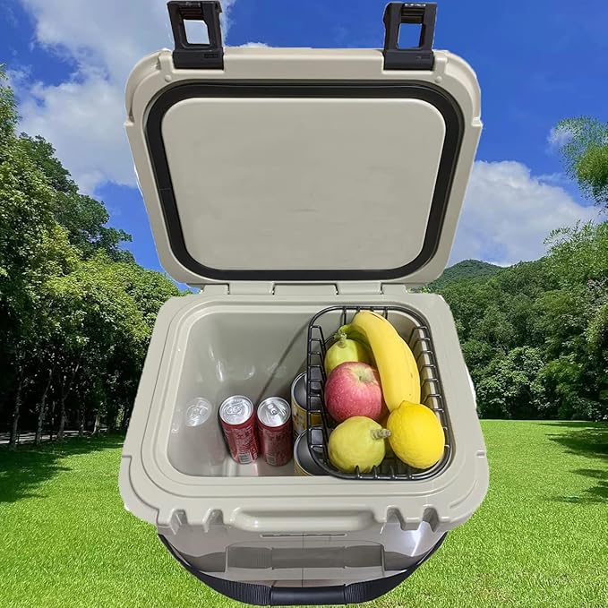 Cooler Basket Compatible with YETI Roadie 24 and Yeti Roadie 32, Dry Goods Wire Cooler Rack Storage Will Keep Smaller Items Dry and Stay Goods High for Roadie 24,32 Ice Chest Good to Hold Fruit, etc.