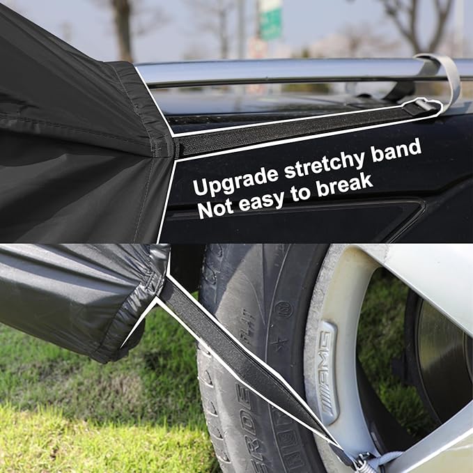 SUV Tent Car Awning, UPF 50++ with Portable Waterproof Storage Bag, Tear-Resistant, Large Space, Good Vision, Smooth Ventilation, Suitable for Outdoor Beach Camping Auto Canopy Shade…