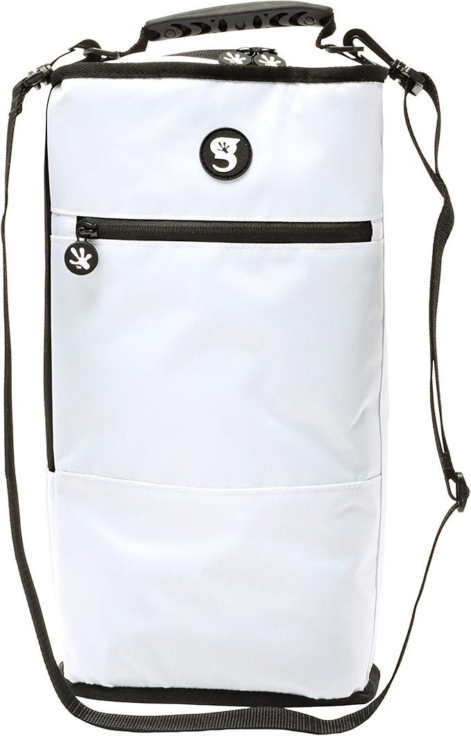 geckobrands Verticool Cooler - Insulated Portable Soft Cooler Bag with Adjustable Shoulder Strap, Holds 9 Cans or 2 Wine Bottles, Perfect for Beach, Picnics, and Outdoor Activities